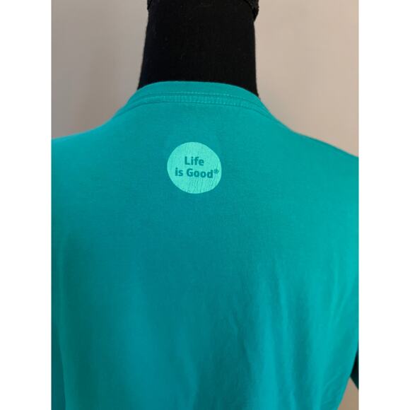 Life Is Good Women's Crusher Tee Dog and Daisy Tshirt Large - Picture 5 of 7